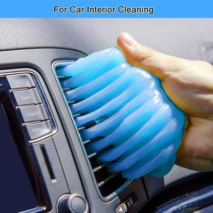 Super Clean Magic Gel Cleaner for Car Interior, Keyboard and Electronics – Reusable Dust Cleaning Gel for Home and Office