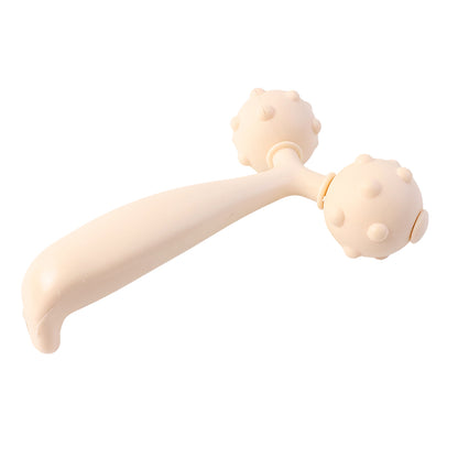 Facial and Body Massage Roller for Face Lifting, Skin Toning, Puffiness Reduction & Muscle Relaxation | Dual Ball Face Massager Tool for Jawline, Neck, Shoulders & Full Body Care (1 Pc)