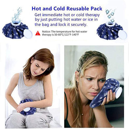 Reusable Pain Relief Ice Bag for Cold Therapy – Leakproof Fabric Ice Compress Bag for Joint, Muscle and Sports Recovery (1 Pc)