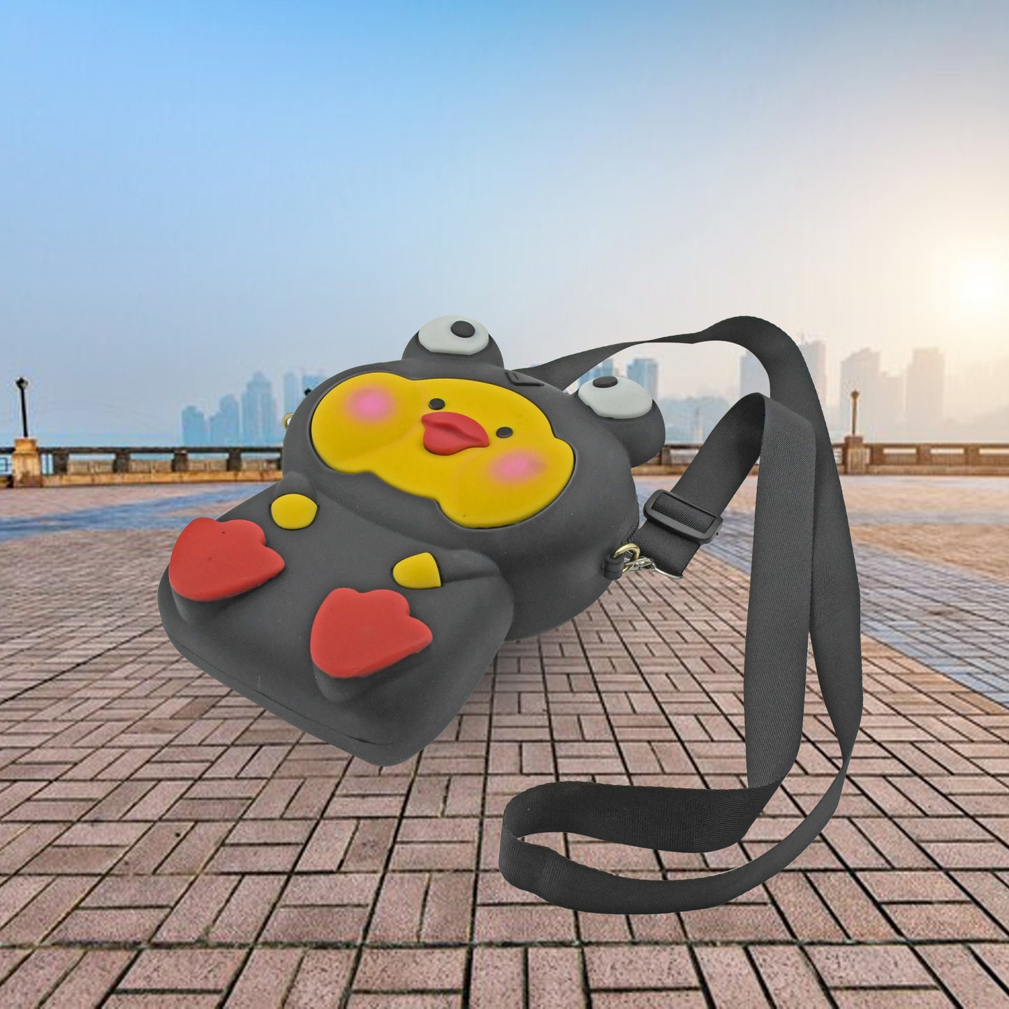 Cute Cartoon Girls Mini Backpack and Shoulder Bag – Portable Silicone Crossbody Purse for Kids, Girls and Women – Lightweight Gift Bag (1 Piece Mix Color)