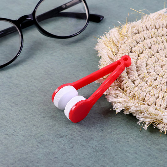 6 Pcs Portable Eyeglass & Sunglass Lens Cleaner Tool – Microfiber Soft Pads for Scratch-Free Cleaning | Double-Sided Compact Glasses Cleaner for Daily Use