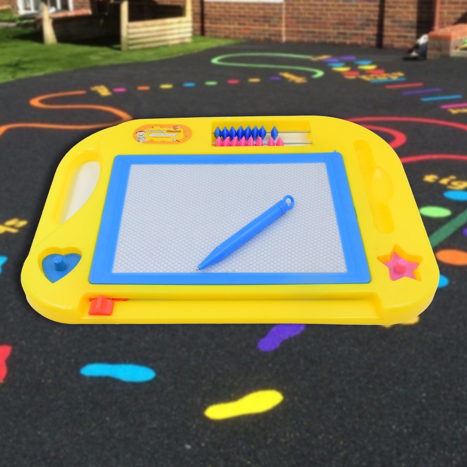 Magic Slate Drawing and Writing Board for Kids – Erasable Learning Pad with Pen for Reading, Writing and Sketching (31 × 22 cm)