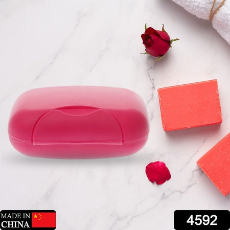 Travel Soap Case Box | Plastic Soap Box With Cover | Waterproof Leakproof Soap Dish (1pc)