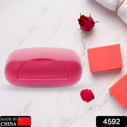 Travel Soap Case Box | Plastic Soap Box With Cover | Waterproof Leakproof Soap Dish (1pc)