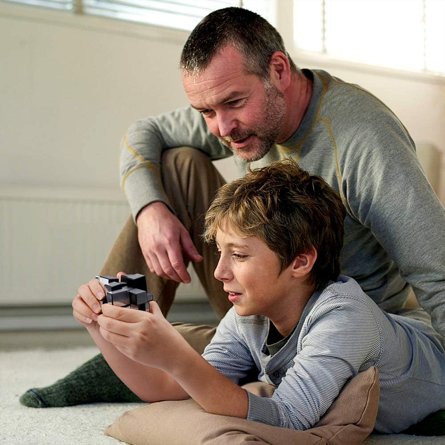 Mirror Cube 3x3 Puzzle Cube With Reflective Silver Surfaces