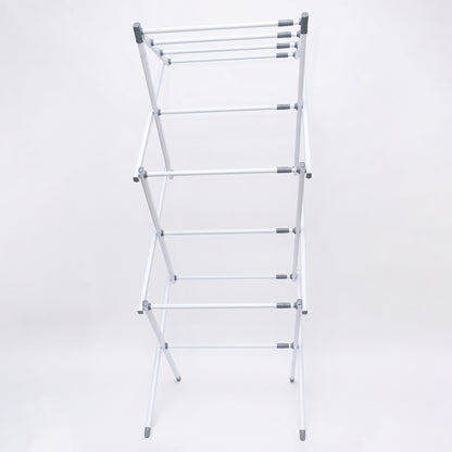3 Tier Folding Clothes Drying Rack Laundry Cloth Dryer Stand For Balcony (1 Set)
