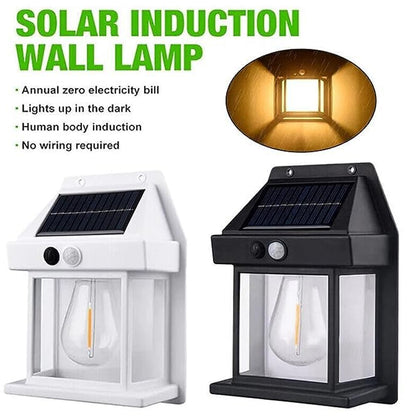 Solar Wall Lamp - Wireless Outdoor Light with Motion Sensor & 3 Modes