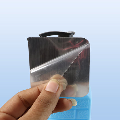 Wall-Mounted Liquid Soap Dispenser with Push Pump and Self-Adhesive Holder – Handwash and Sanitizer Dispenser (1 Set)
