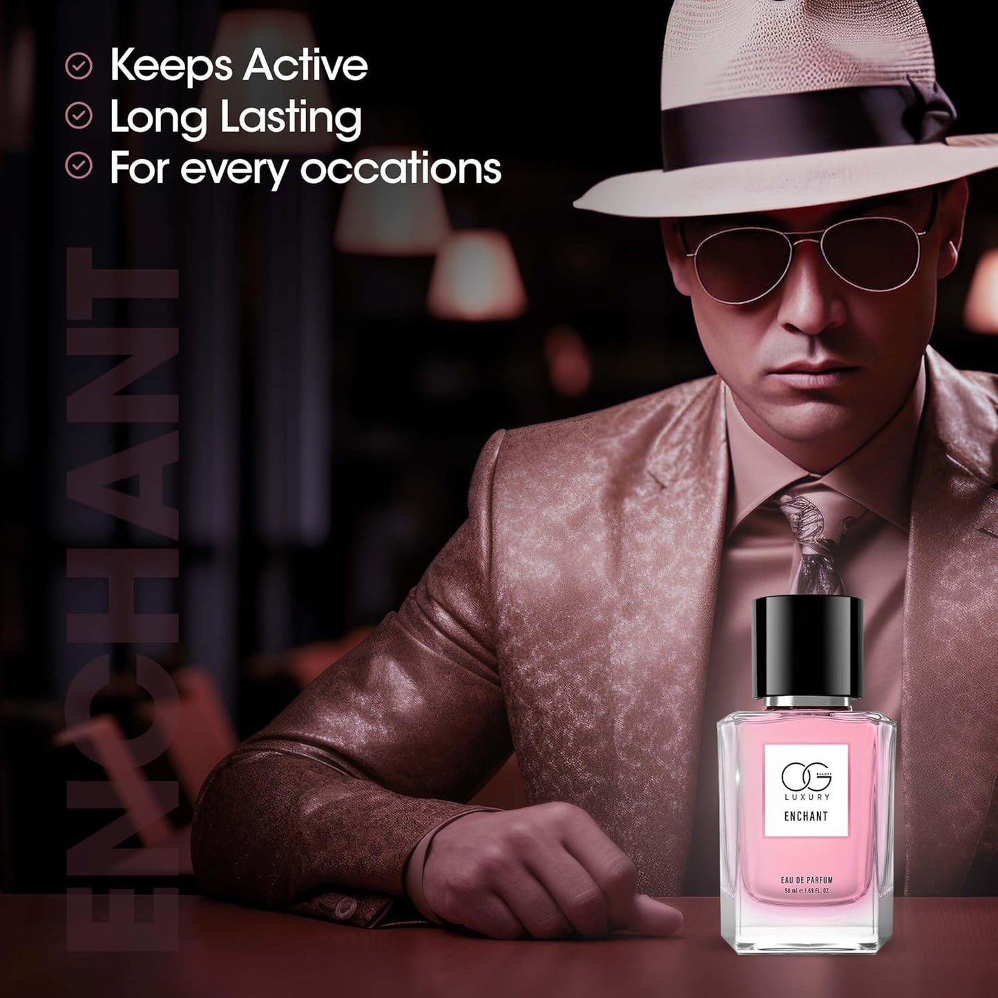 OG Luxury Enchant Eau De Parfum Long Lasting Premium Unisex Perfume with Elegant Sophisticated Fragrance Notes (50ml)