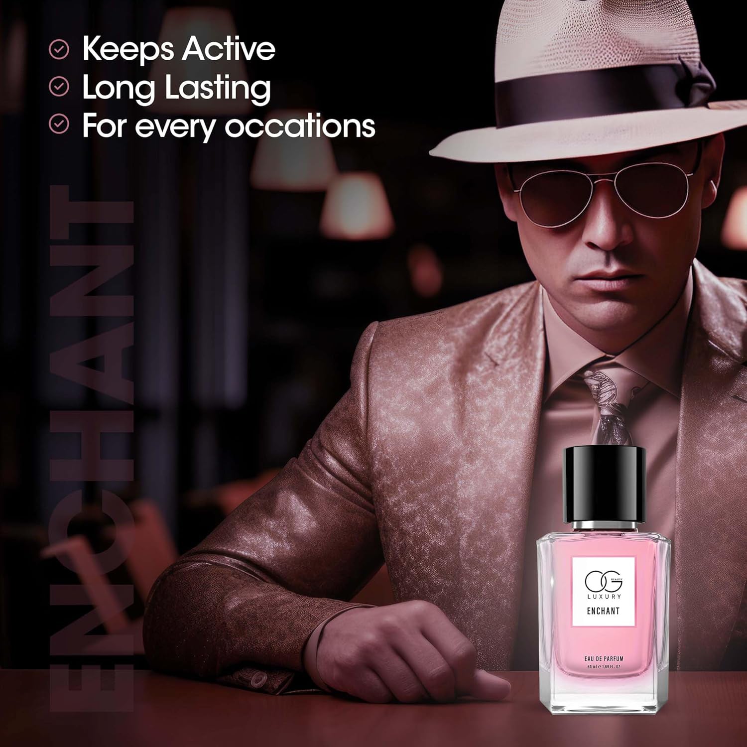 OG Luxury Enchant Eau De Parfum Long Lasting Premium Unisex Perfume with Elegant Sophisticated Fragrance Notes (50ml)