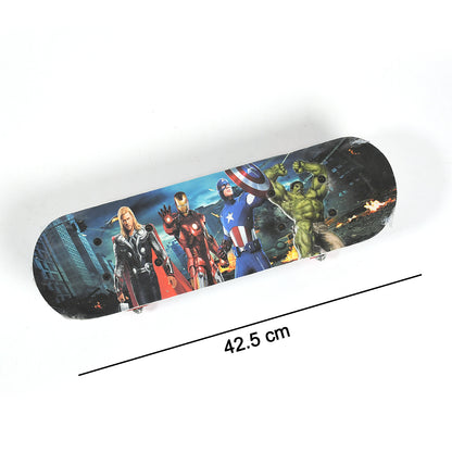 Wooden Mini Skateboard Cruiser Lightweight Skate Board with Smooth Wheels for Kids Beginners Teens and Adults Outdoor Fun Ride and Gift (1 Pc)