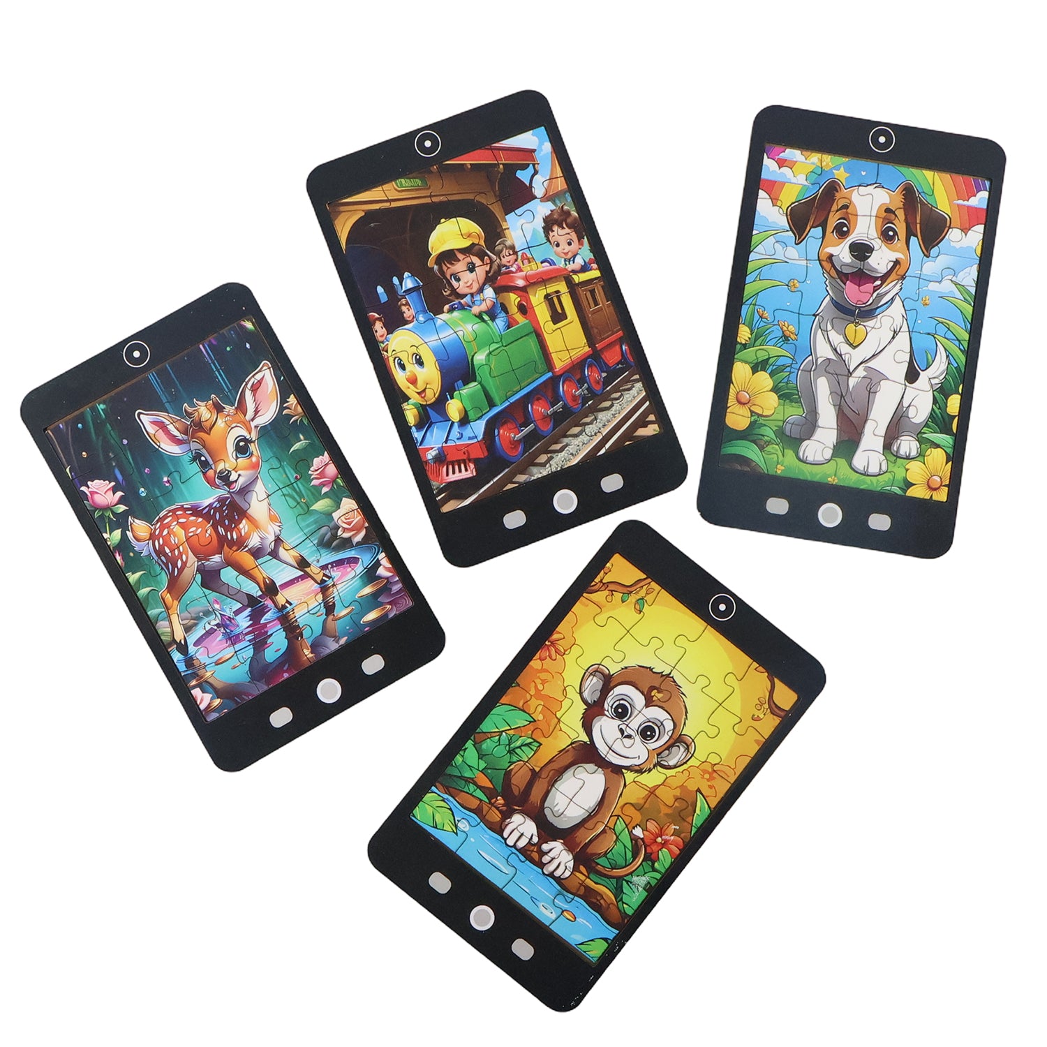 Kids Mini Cartoon Jigsaw Puzzle - 1 Pc Mix Design