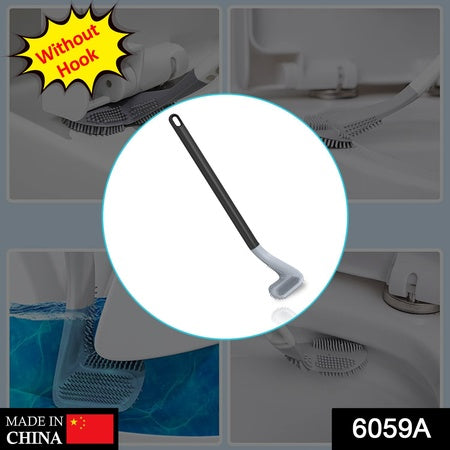 Silicone Golf Toilet Cleaner Brush with Long Handle Wall Mounted Bathroom Cleaning Brush