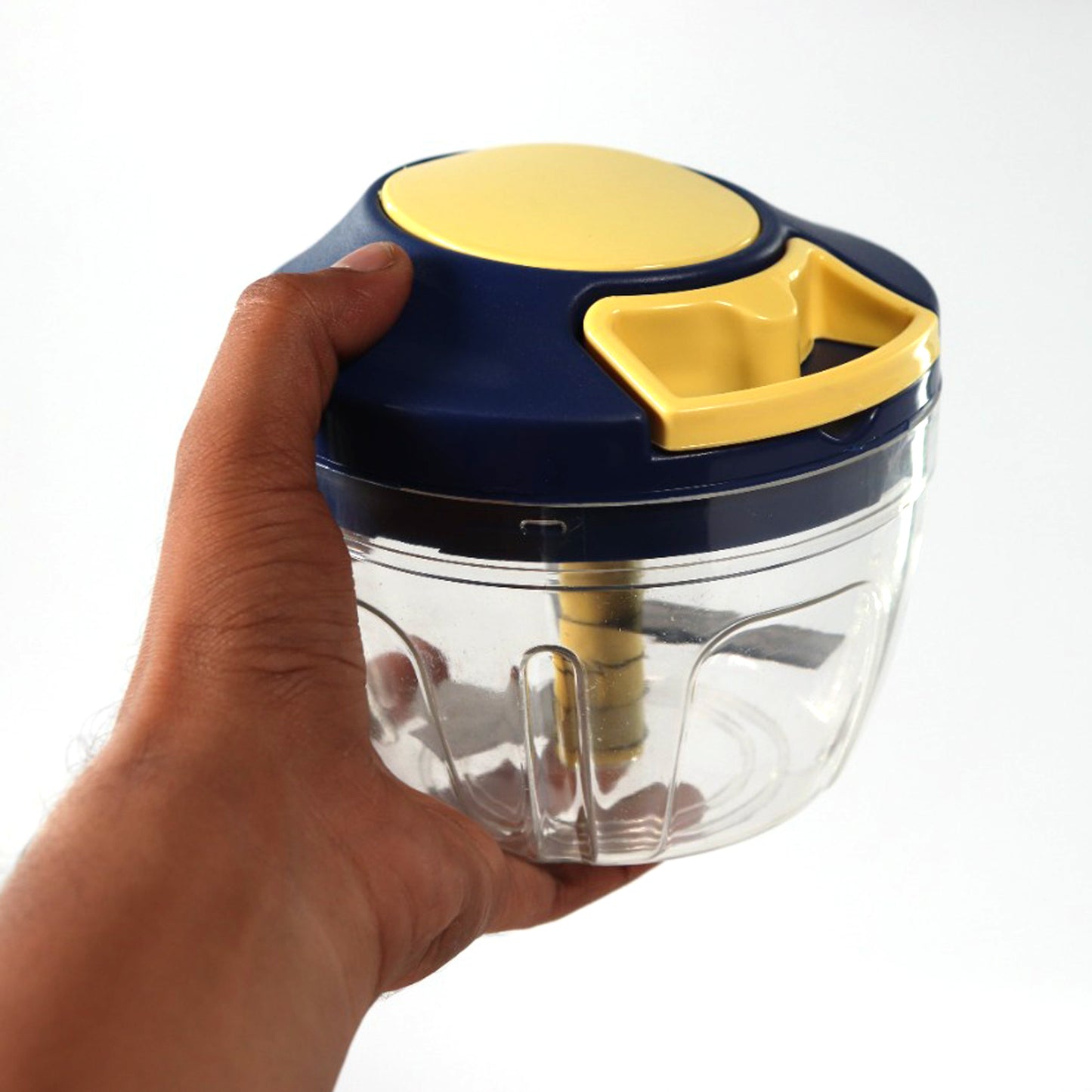 Manual Chopper with 4 Stainless Steel Blades (650ml)