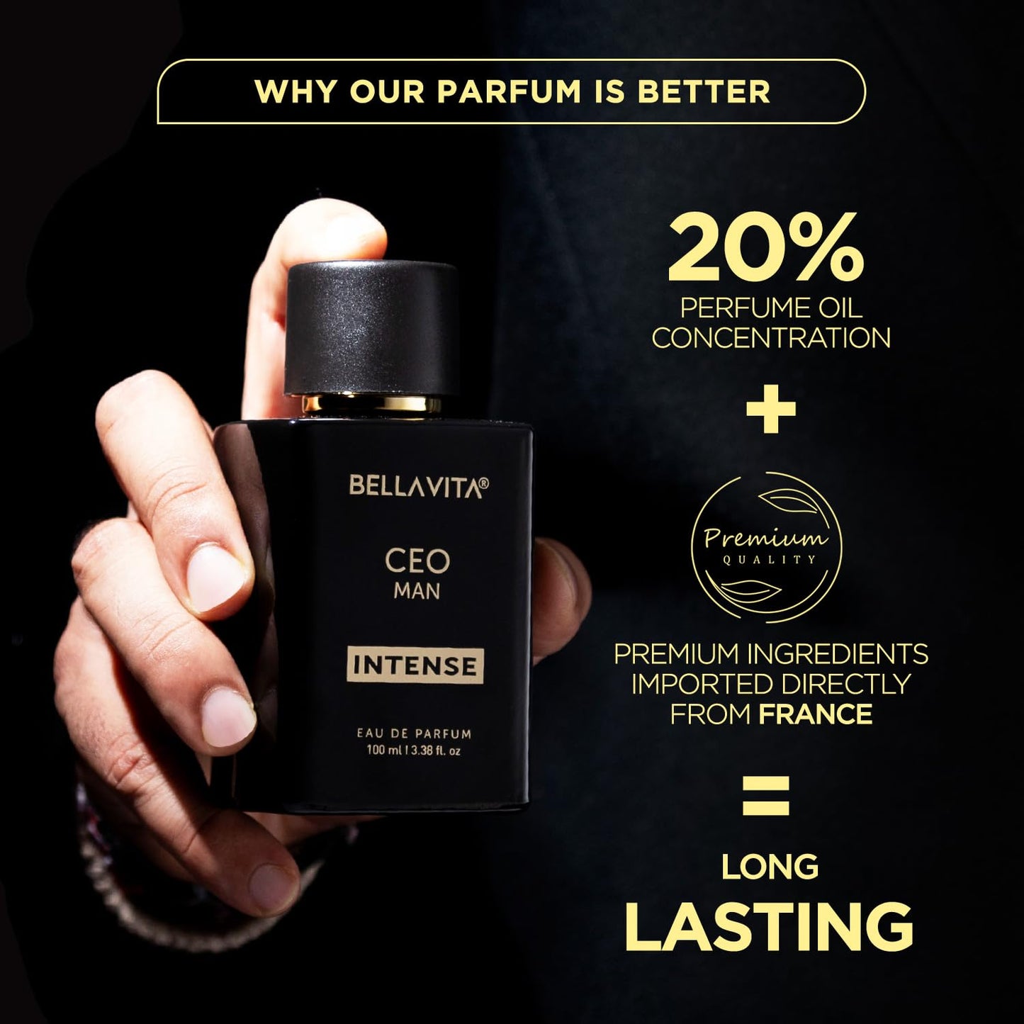 Bellavita Premium CEO Man Intense Eau De Perfume - 100 Ml