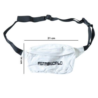 Adjustable Waist Bag Crossbody Sling Bag with Zipper Pocket for Travel, Sports and Daily Use – 21x14 Cm
