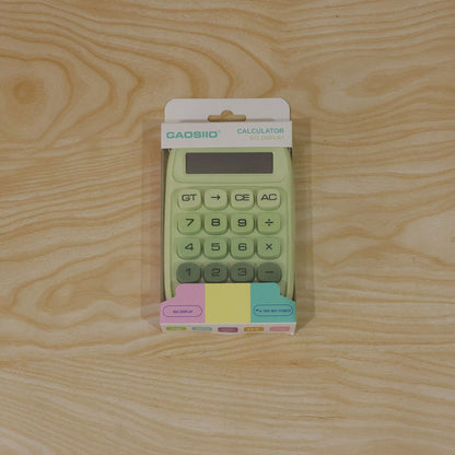 Mechanical Switch Desktop Calculator with Large Tactile Keys and Wide LCD Display for Office, Home and Study
