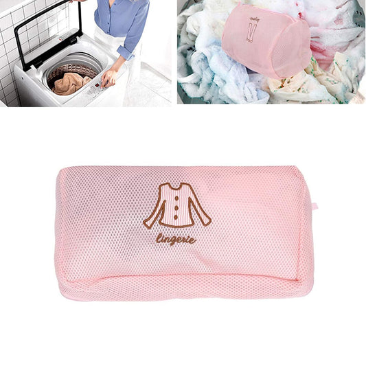 Premium Lingerie bra Laundry Wash Bag - (1 Pc) 3D Air-Mesh Protective Pouch with Zip & Cushioning | Prevents Deformation, Snags & Tangling