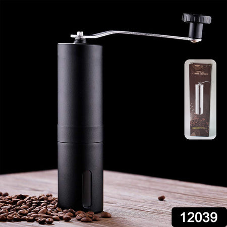 Portable Stainless Steel Manual Coffee Grinder with Adjustable Conical Burr Hand Coffee Bean Grinder for Espresso French Press Pour Over and Travel Pack of 1