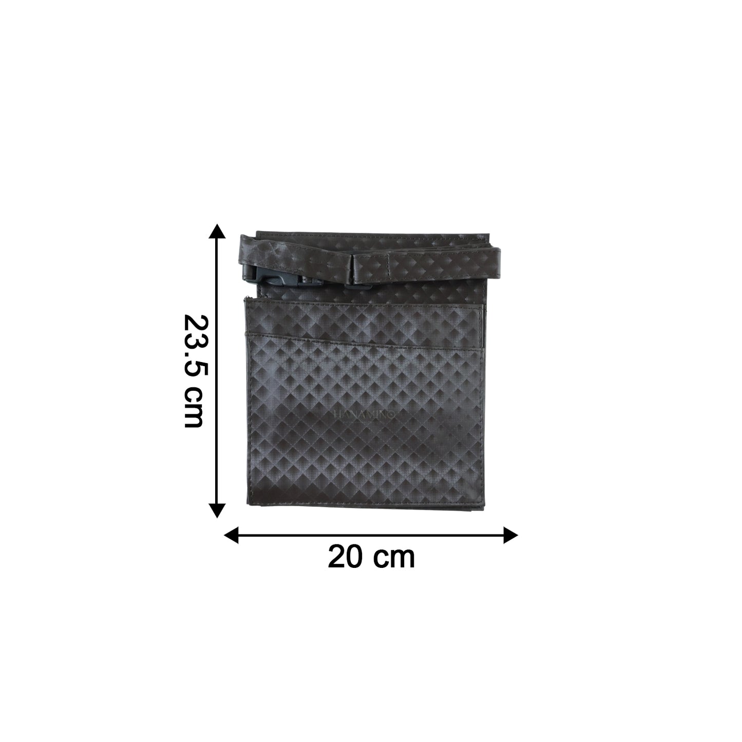 Mens Womens Quilted Crossbody Sling Bag With Adjustable Strap (1 Pc)