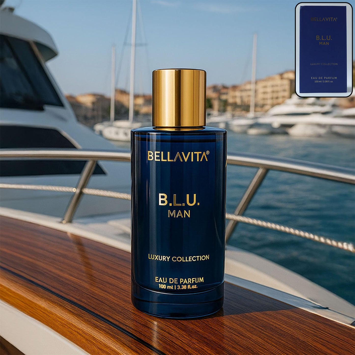 Bellavita Premium B.L.U. Man Eau De Perfume - 100 Ml