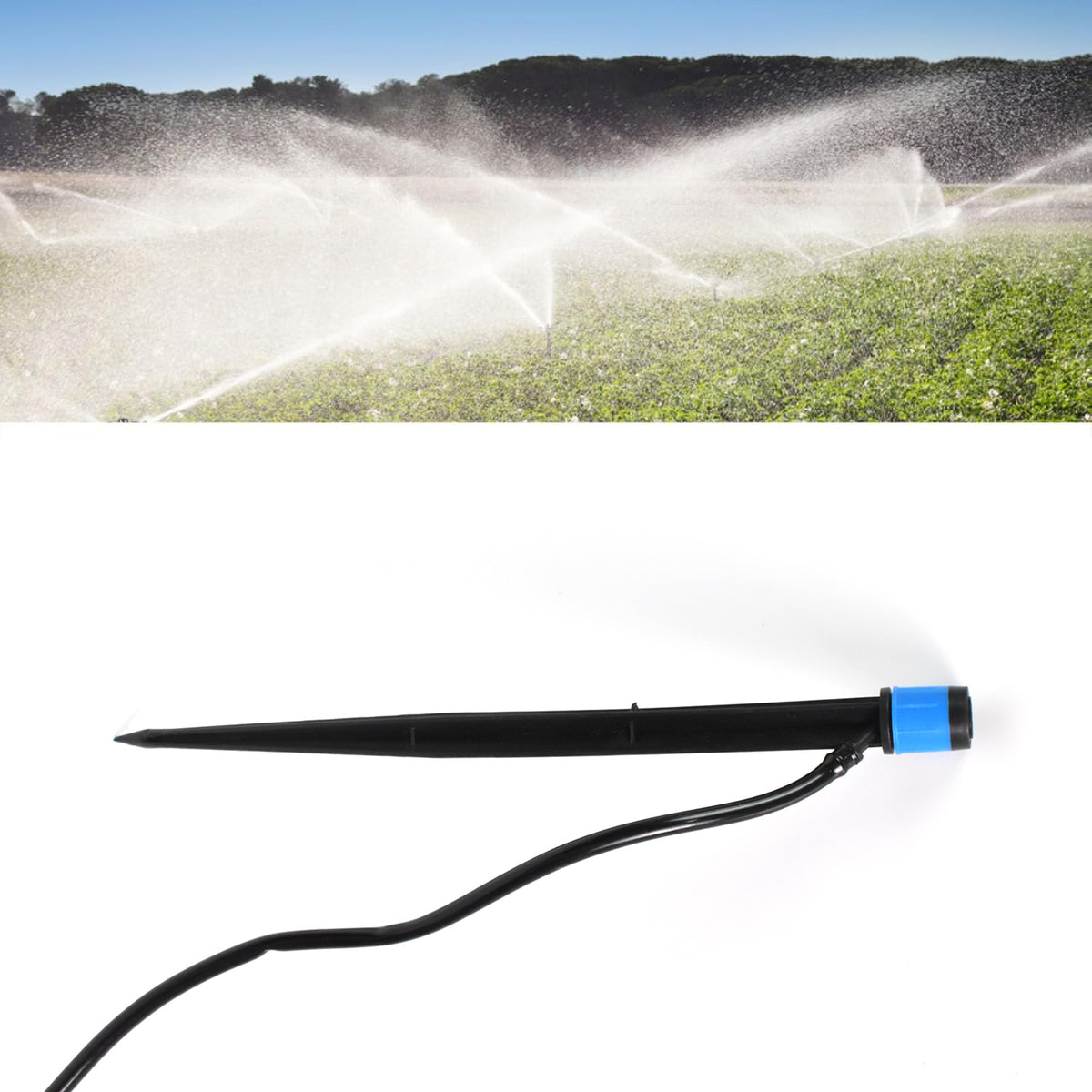 Adjustable 360 Degree Garden Water Drip Sprayer | Irrigation Dripper Nozzle for Plants, Lawn, Patio and Home Garden