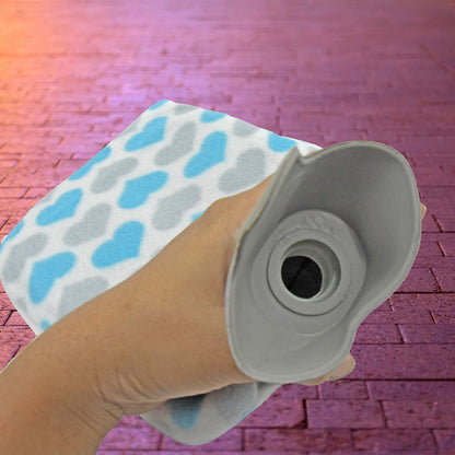 Hot Water Bag with Soft Cover for Pain Relief – Leak Proof Heat and Cold Therapy Bottle for Neck, Shoulder, Back Pain, Menstrual Cramps, Hand and Feet Warmer (1 Pc)