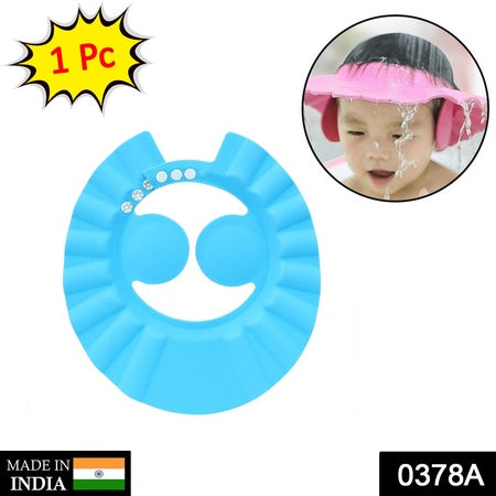 Adjustable Safe Soft Baby Shower Cap | Protection Hat for Kids