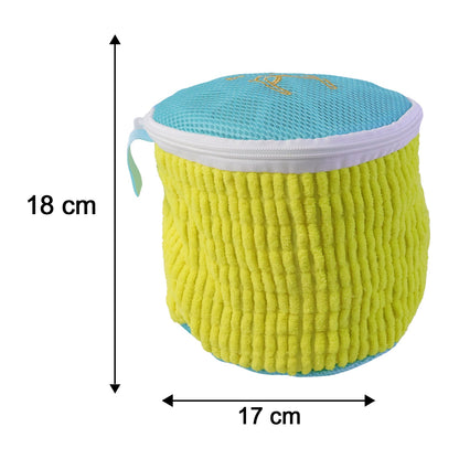 Protective Mesh Underwear Laundry Wash Bag With Zipper For Machine Wash (1 Pc)