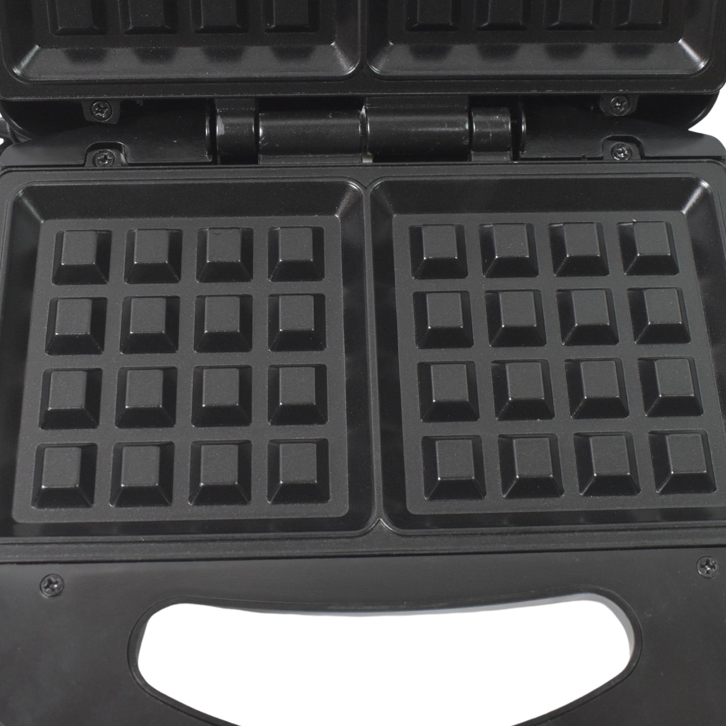 Electric Non-Stick Waffle Maker – 2 Slice Square Waffle Machine with Indicator Lights and Cool Touch Handle for Crispy Homemade Waffles