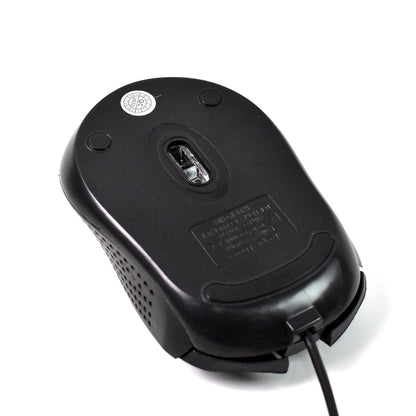 Computer Laptop Wired Optical Mouse M-022 USB Ergonomic 1200 DPI Plug and Play Mouse for PC Desktop Office and Home Use (1 Pc)