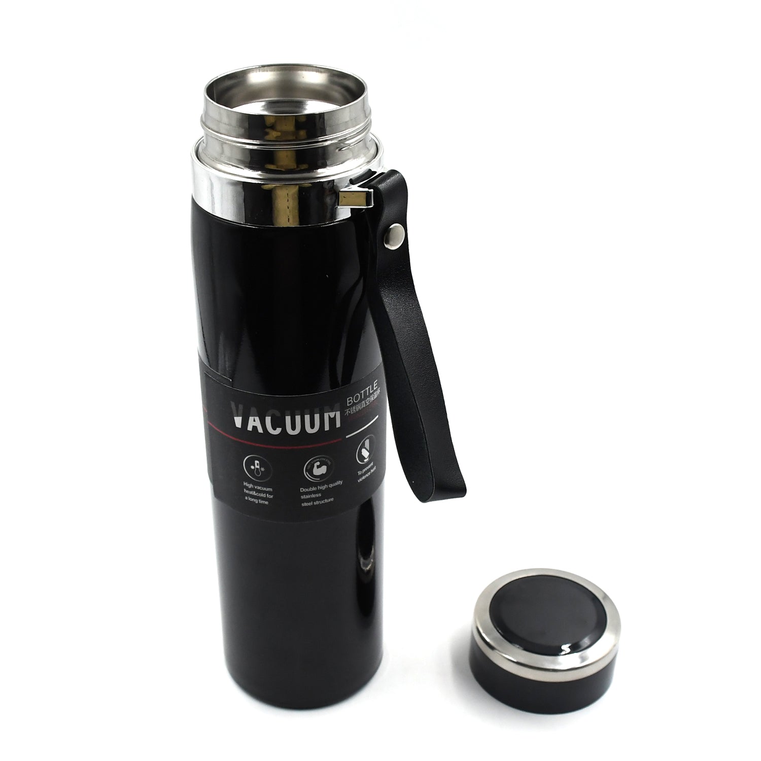 Stainless Steel Double Wall Flask Vacuum Insulated Water Bottle 1 Ltr | Keep Beverages Hot and Cold for Long