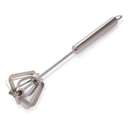Stainless Steel Manual Hand Blender and Semi Automatic Mixi Beater – Multipurpose Kitchen Whisk for Mixing, Churning and Liquidizing