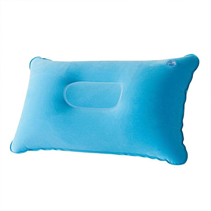 Comfortable Inflatable Travel Pillow for Neck and Head Support – Portable Ergonomic Air Cushion for Car, Plane, Office and Camping (34 × 21 cm | Mix Color | 1 Pc)