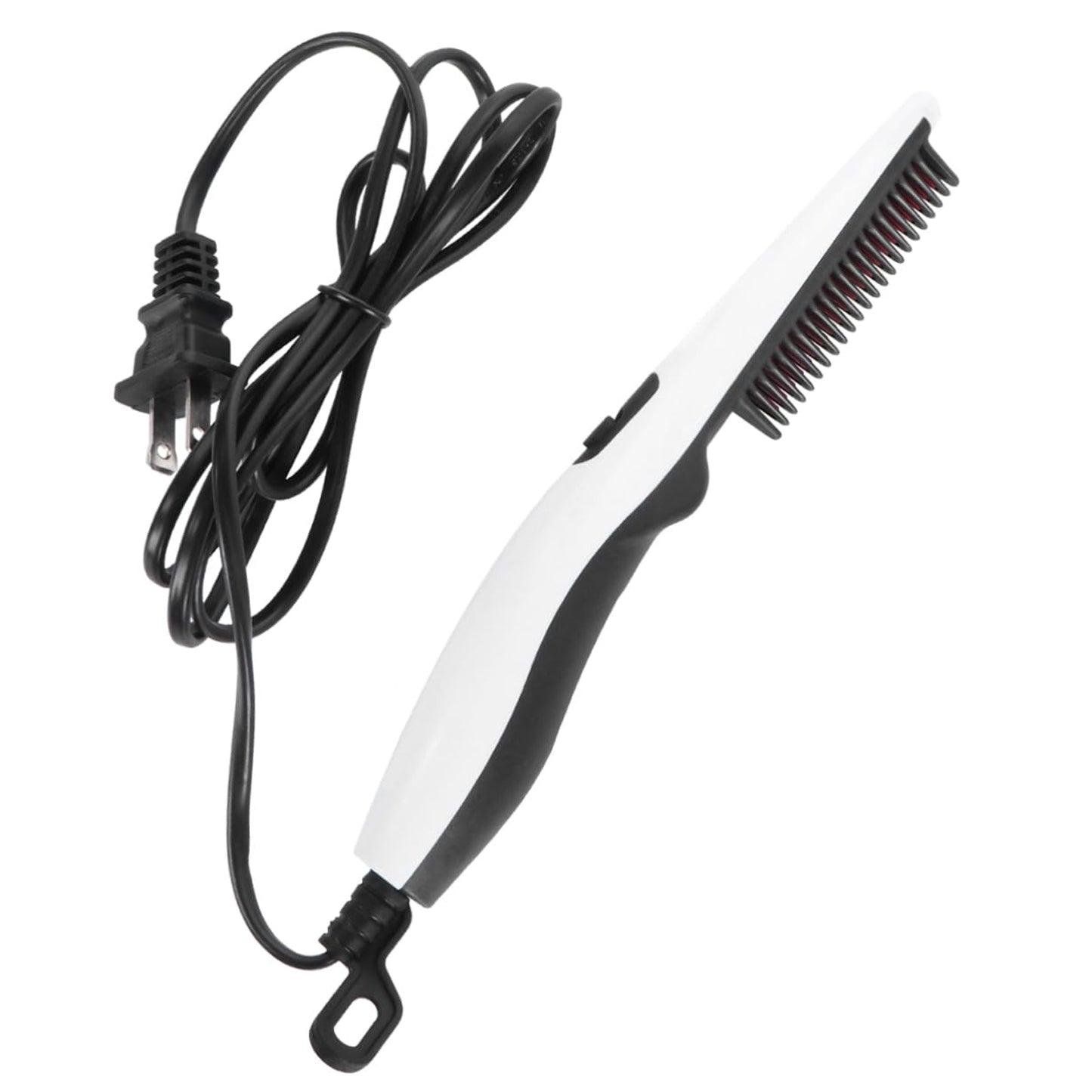 Electric Hair Straightening Comb Portable Straight Beard Comb – Portable Hair Straightener Styling Comb for Beard and Hair – Safe Heating Brush for Men and Women (1 Pc)
