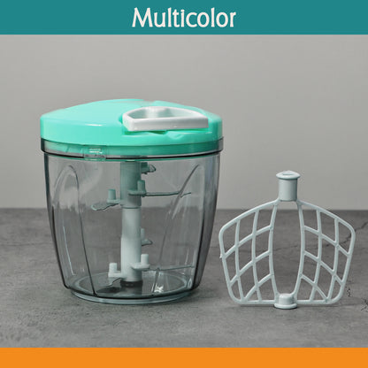 6 Blade 2in1 Manual Food Chopper (1000ml)