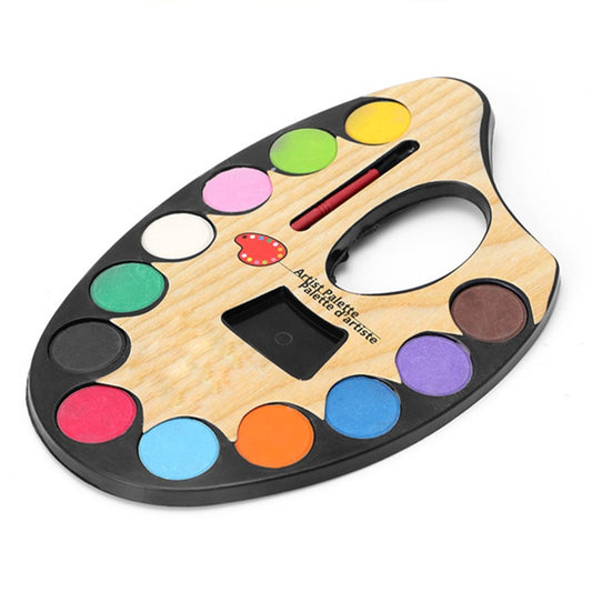 Non-Toxic Watercolor Painting Set with Artistic Palette and Paint Brush – Creative Sketch and Art Kit for Kids