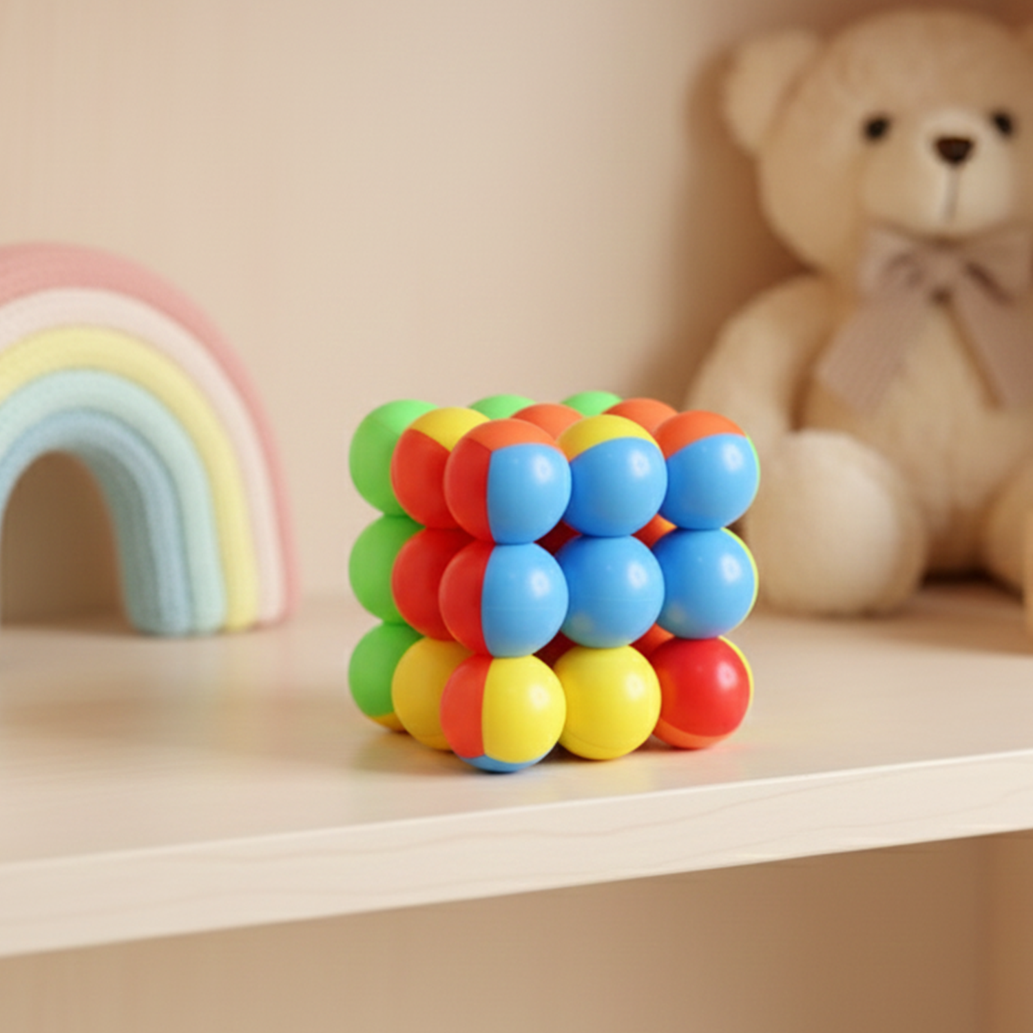 Speed Ball Cube Toy – Colorful Puzzle Cube for Kids, Perfect for Cognitive Development and Fun Play