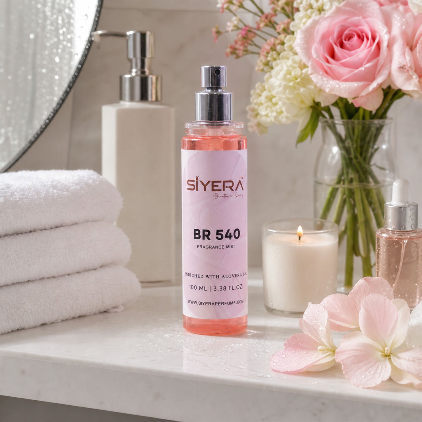 Unisex Fragrance Mist Body Spray | Long Lasting Aloe Vera Enriched Daily Wear Body Mist BR 540, 100 ml