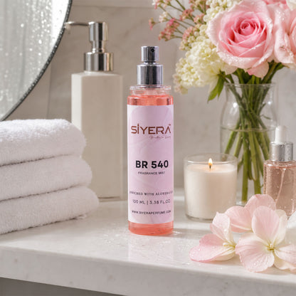 Unisex Fragrance Mist Body Spray | Long Lasting Aloe Vera Enriched Daily Wear Body Mist BR 540, 100 ml