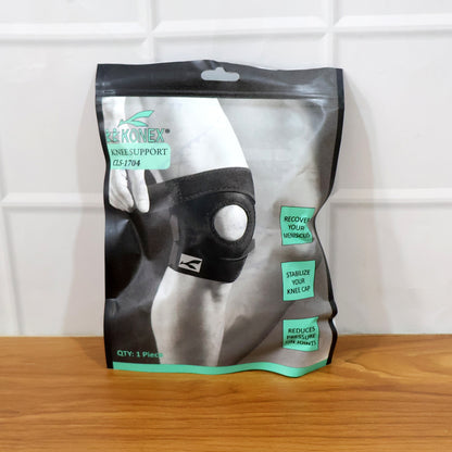 Adjustable Elastic Knee Support Brace with Patella Hole (1 Pc)