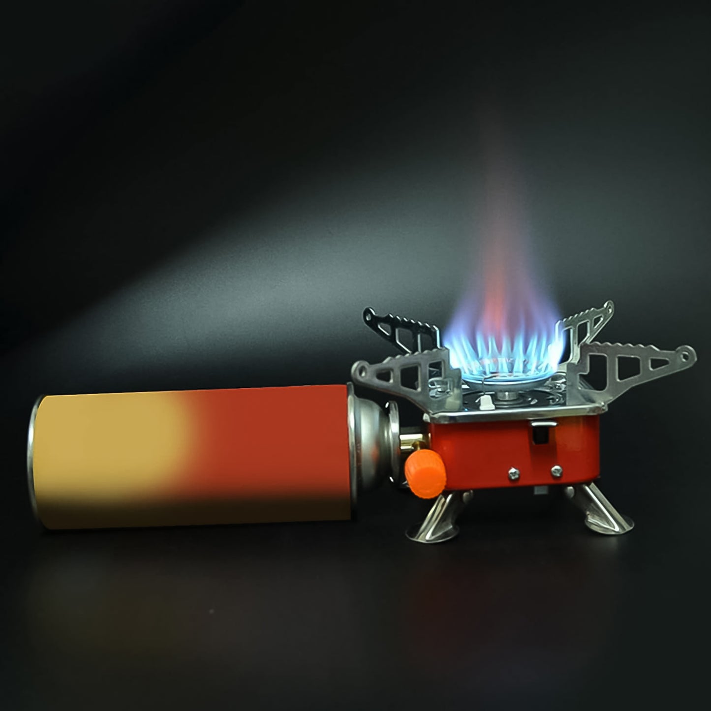 Mini Square Camping Stove – 2800W Portable Outdoor Gas Burner for Camping, Hiking &amp; Picnic (1 Pc)