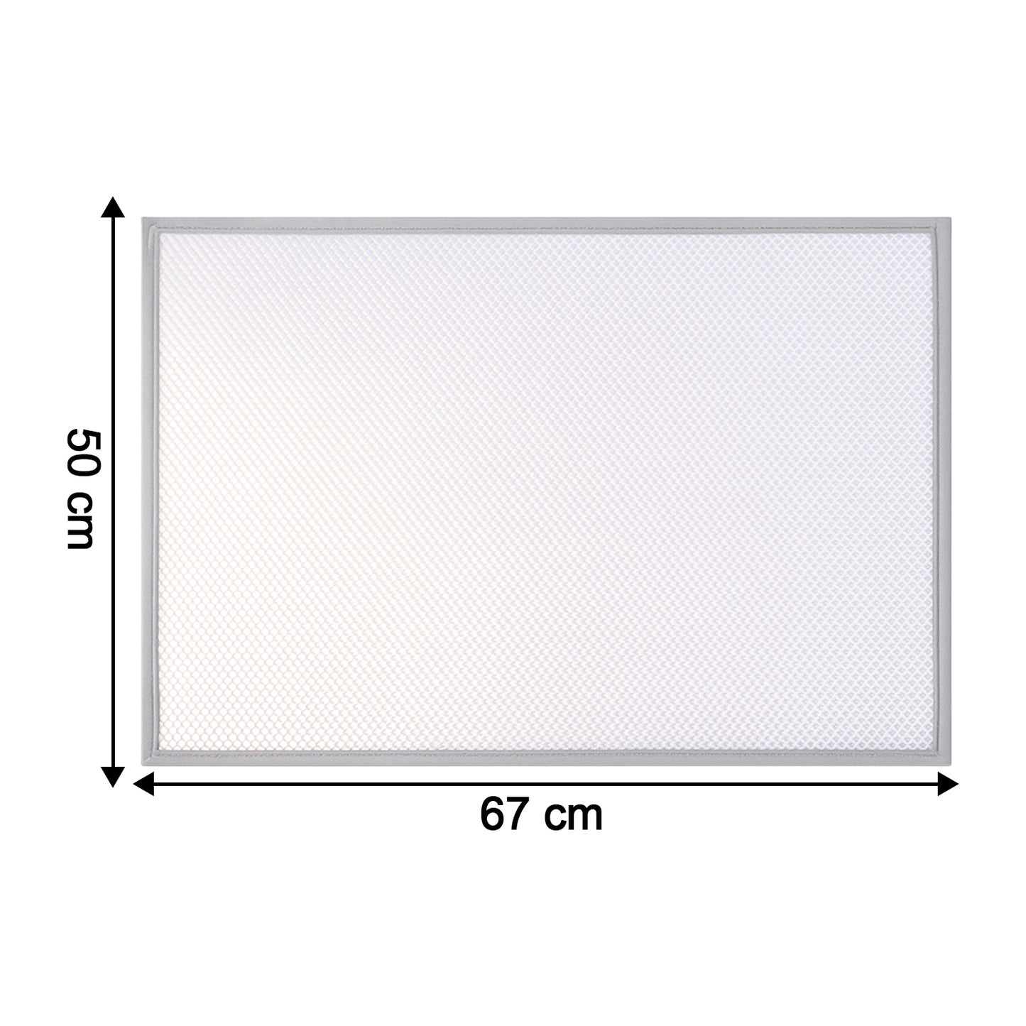 Large Ironing Press Net and Mesh Ironing Protector Cloth | Anti-Scorch, Anti-Shine Heat-Resistant Guard | 67×50 cm
