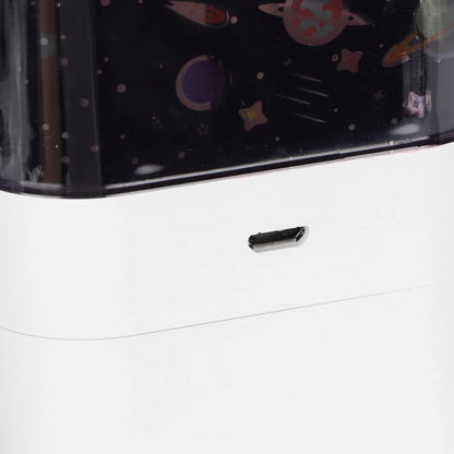 Star Night Light Projector Humidifier 300ml Ultrasonic Mini Humidifier with LED Night Light 3 Theme Slides Dual Mist Modes Auto Shut Off