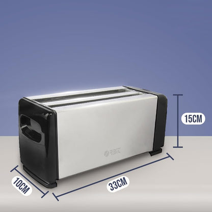 Orbit 1200W Pop-Up Bread Toaster with Adjustable Browning Control – Stainless Steel Electric Toaster for Crispy Toasts and Quick Breakfast (1 Pc)