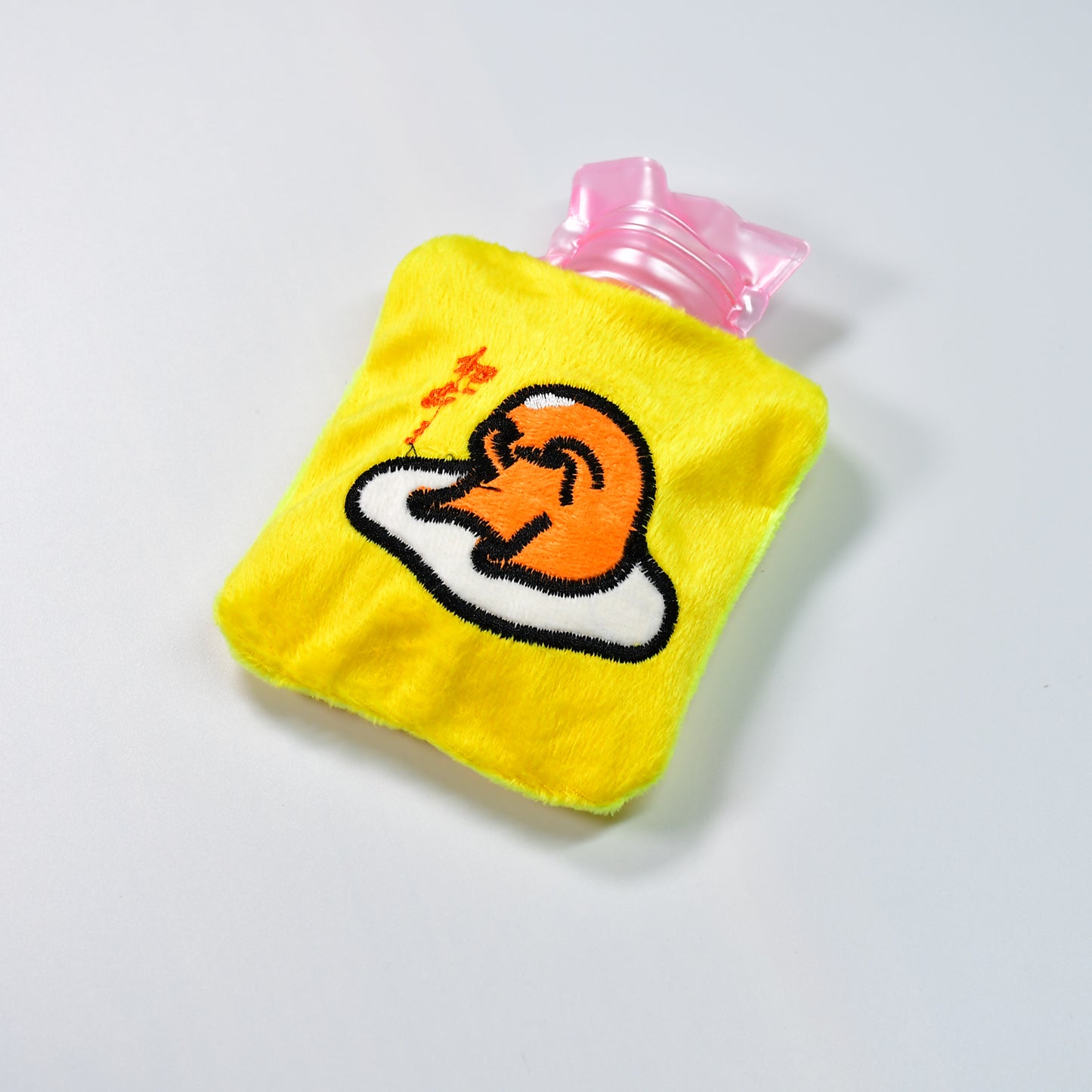 Yellow Duck Head Small Hot Water Bag with Soft Cover – Portable Natural Rubber Heat Therapy Bottle for Pain Relief, Menstrual Cramps, Neck, Shoulder, Back and Hand Warmer