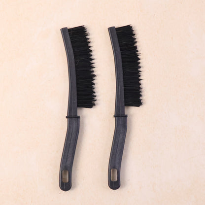2-Piece Long Handle Corner Cleaning Brush Set | Deep Cleaning Brush for Tile Joints, Floor Edges &amp; Hard-to-Reach Areas