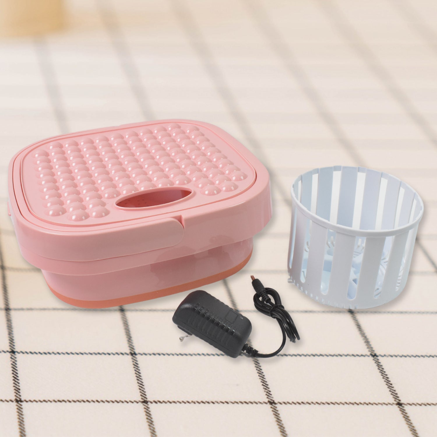 Portable Washing Machine Foldable Washer And Dryer Combo (1 Set Mix Color)