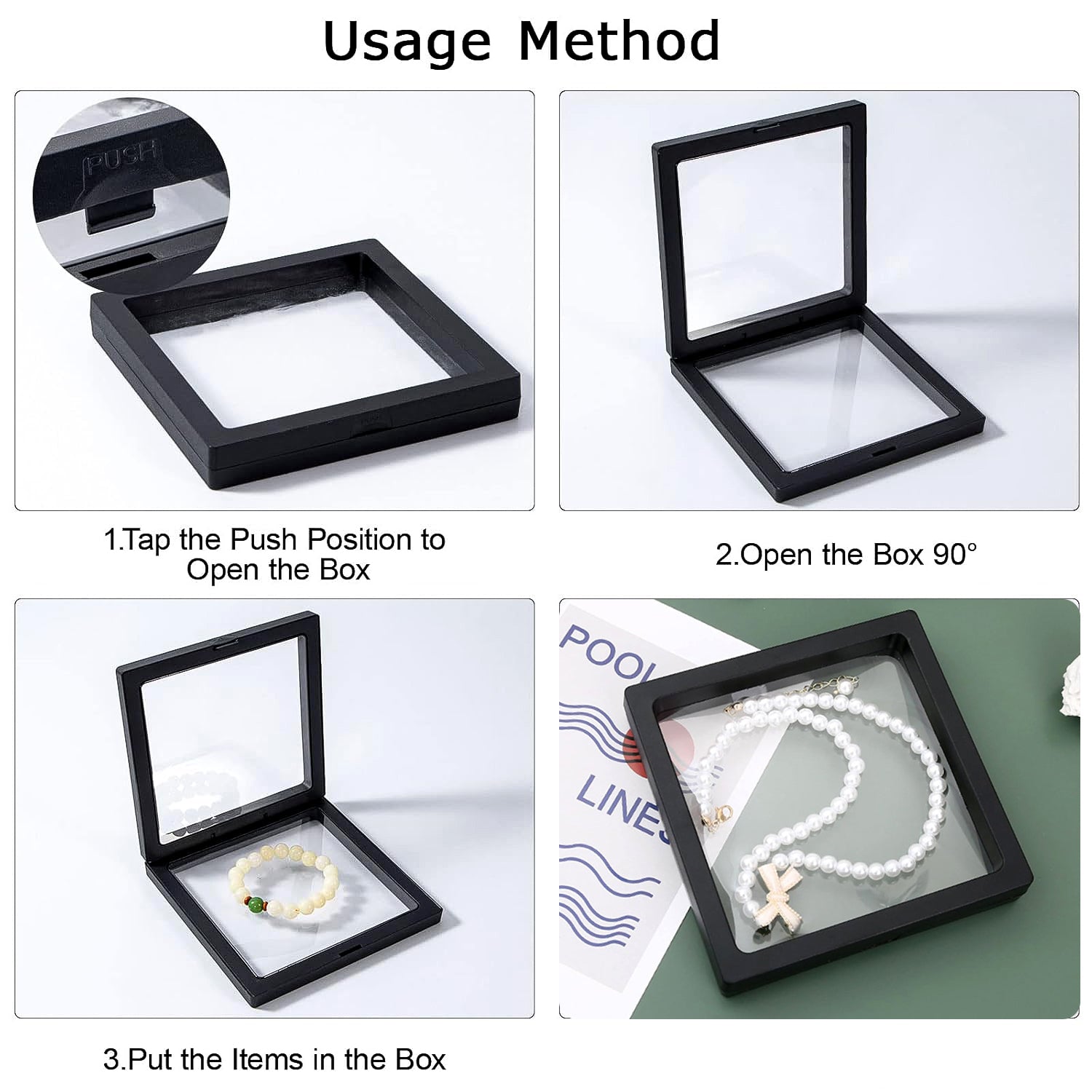 Transparent Jewellery Display Box (11x11 Cm 1 Pc)