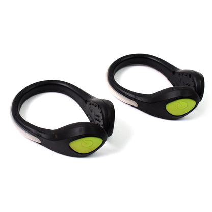LED Shoes Clip Lights for Night Running | 2 Mode Safety Clip Lights (1 Pair)